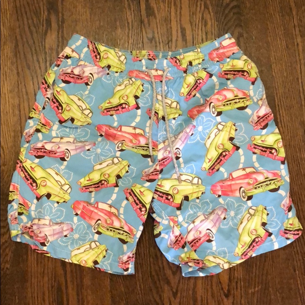 Vilebrequin men’s swim trunks with adjustable tie